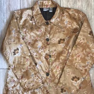 Women’s gold Chico’s jacket
